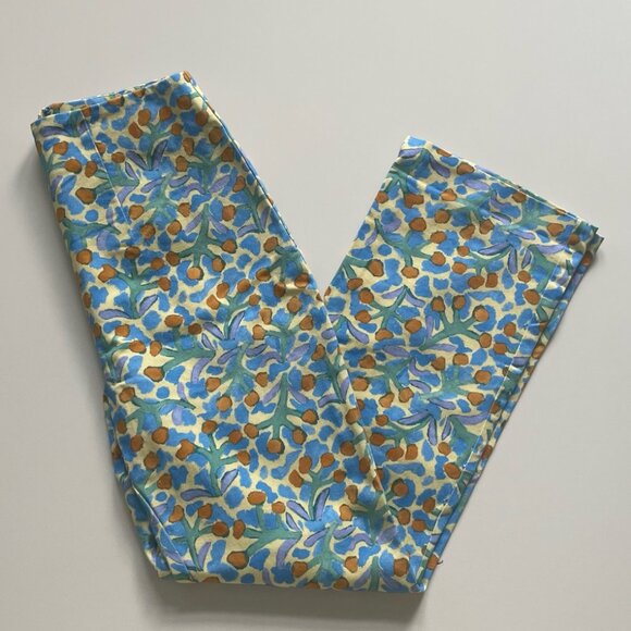 Aritzia Wilfred Floral Print Muse Pants High Rise Cropped Ankle Length Size2 New - Picture 1 of 9